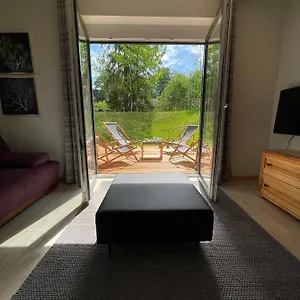 Hrube Parter Z Tarasem I Kominkiem Apartament Zakopane